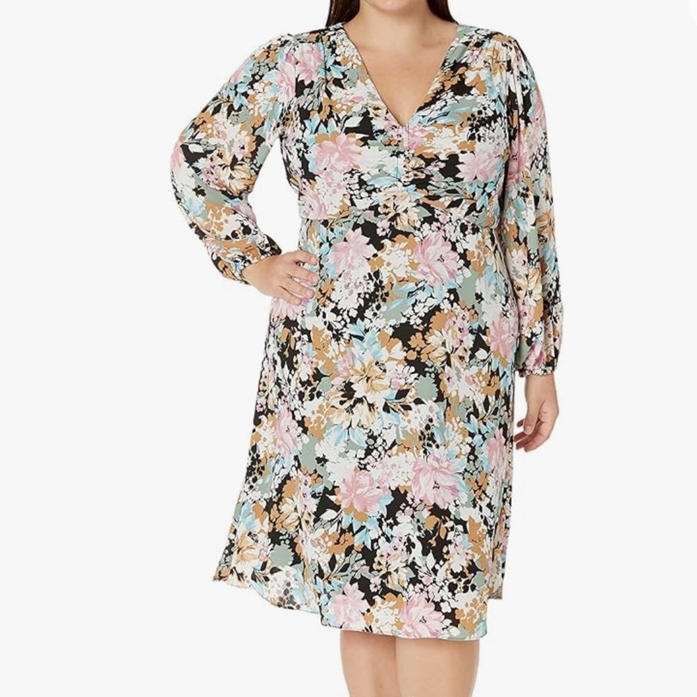 London Times Woman Women’s Dress Floral Midi